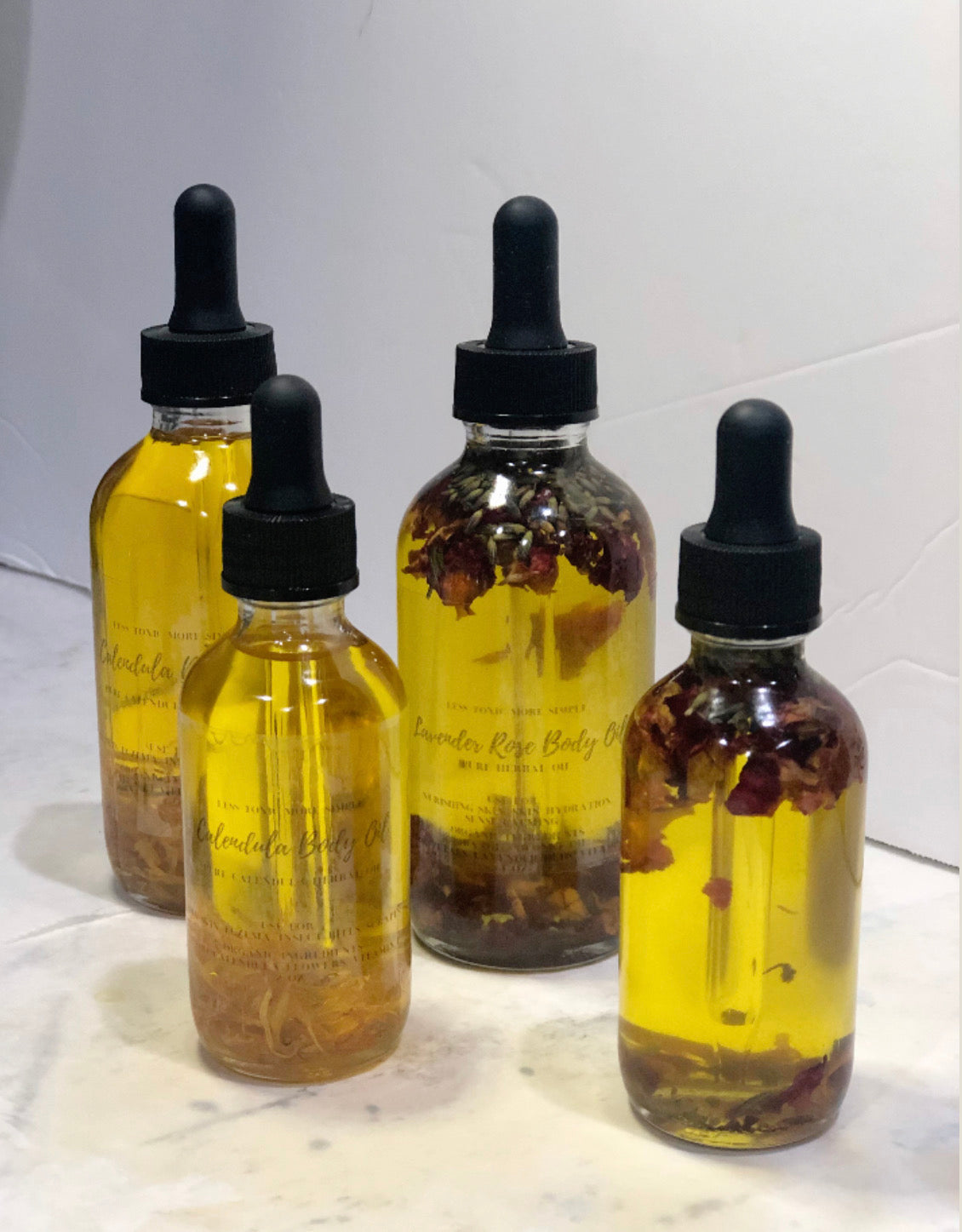 2oz Lavender Rose Body Oil or Calendula Infused Body Oil
